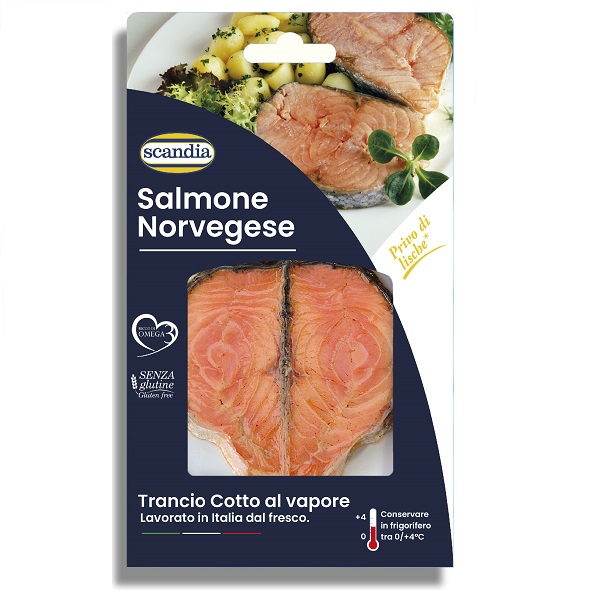 Trancio di Salmone Norvegese al vapore